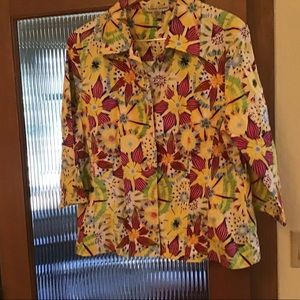 Vivid colorful cotton summer jacket
